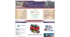 Desktop Screenshot of jacobedwardslibrary.org
